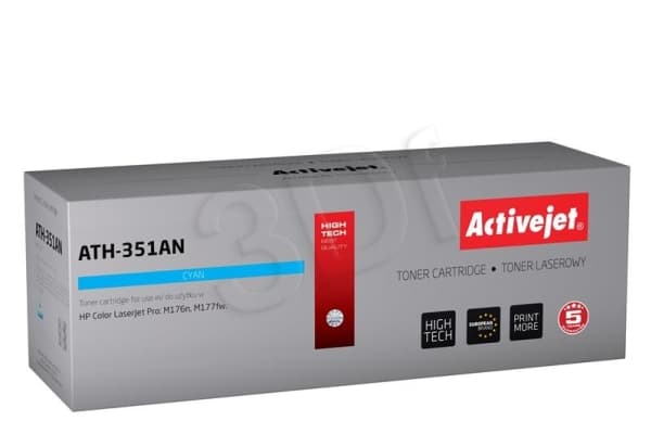 Activejet ATH-351AN, 1100 sider, Cyan, 1 stykker