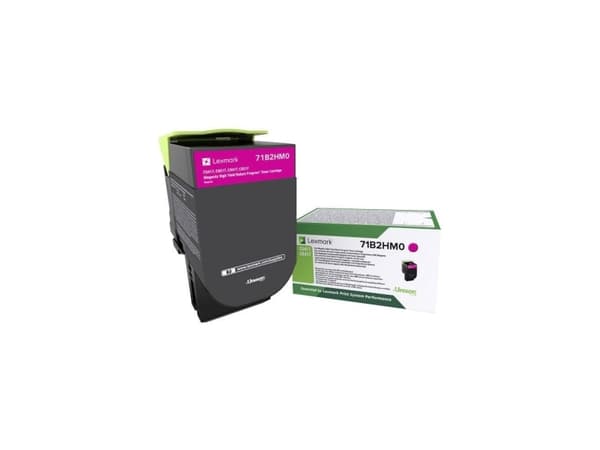 Lexmark 71B2HM0, 3500 sivua, Magenta, 1 kpl