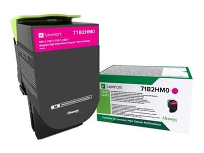 Lexmark 71B2HM0, 3500 sivua, Magenta, 1 kpl