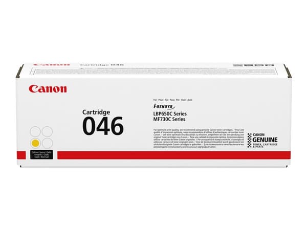 Canon 046 - Gul - original - tonerpatron - for imageCLASS LBP654, MF731, MF735; i-SENSYS LBP653, LBP654, MF732, MF734, MF735