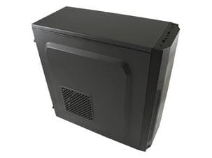 LC Power 7036B - Tower - ATX - ingen strömförsörjning - svart - USB/ljud