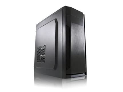 LC Power 7036B - Tower - ATX - ingen strömförsörjning - svart - USB/ljud