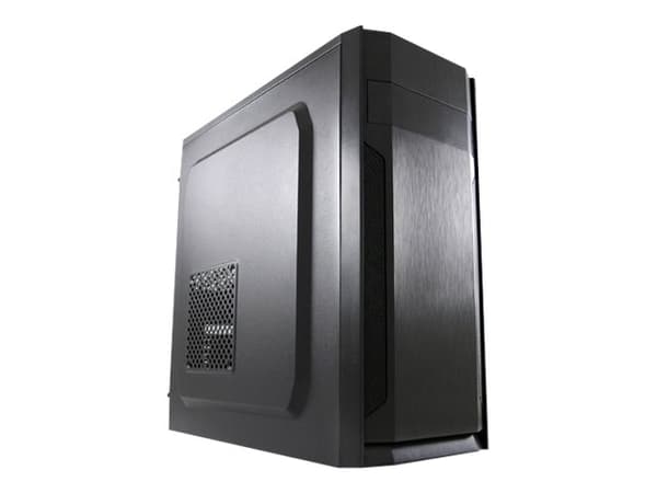 LC Power 7036B - Tower - ATX - ingen strömförsörjning - svart - USB/ljud