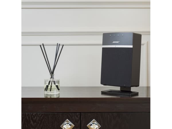 SoundXtra Desk Stand - Stativ - for høyttaler(e) - stål, ABS-plast - svart - skrivebordsstativ