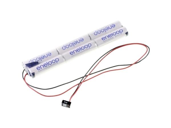 Panasonic eneloop Inline L2x3 MPX akkupaketti 6x R6 (AA) kaapeli, liitin NiMH 7,2 V 1900 mAh