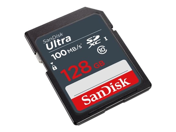 SanDisk Ultra - Flashminnekort - 128 GB - UHS Class 1 / Class10 - SDXC UHS-I