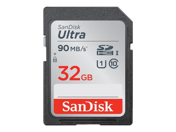 SanDisk Ultra - Flash-minneskort - 32 GB - UHS Class 1 / Class10 - SDHC UHS-I