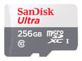 Miniatyrbild 3 av 5: SanDisk Ultra - Flash-minneskort (microSDXC till SD-adapter inkluderad) - 256 GB - Class 10 - mikroSDXC UHS-I