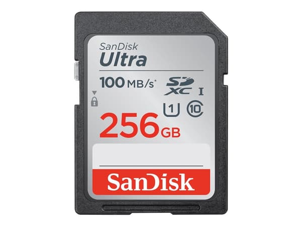 SanDisk Ultra - Flashminnekort - 256 GB - UHS Class 1 / Class10 - SDXC UHS-I