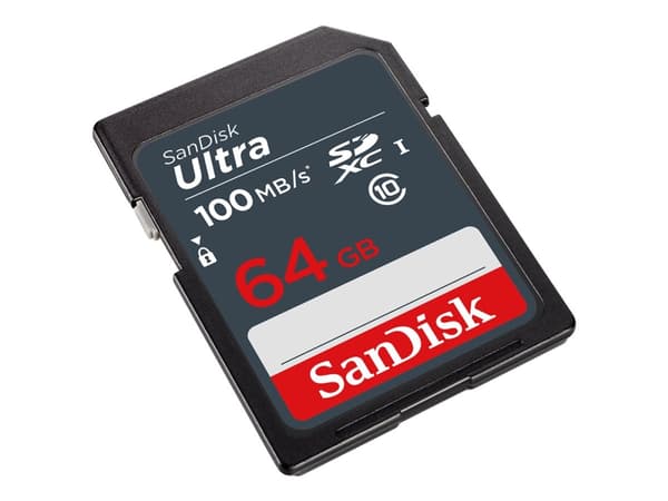 SanDisk Ultra - Flash-minneskort - 64 GB - Class 10 - SDXC UHS-I