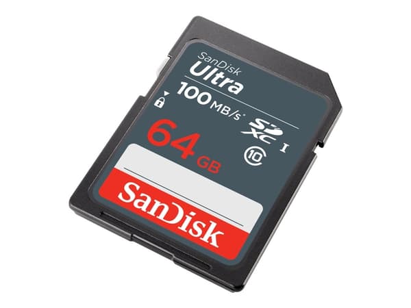 SanDisk Ultra - Flashminnekort - 64 GB - Class 10 - SDXC UHS-I