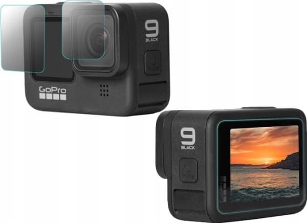 SunnyLife 3-i-1 glassdeksel for LCD-skjerm + objektiv for Gopro Hero 9 Black