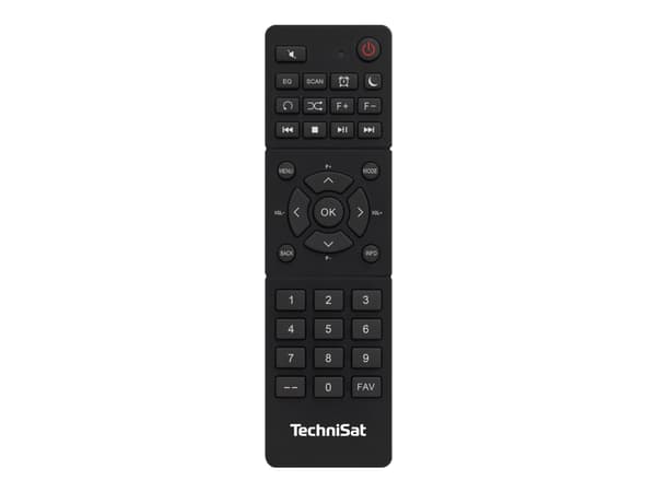 TechniSat DigitRadio 10 IR - Nätverksaudiospelare/DAB-radiotuner - svart/silver