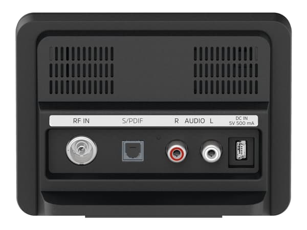 TechniSat DigitRadio 10 IR - Nätverksaudiospelare/DAB-radiotuner - svart/silver