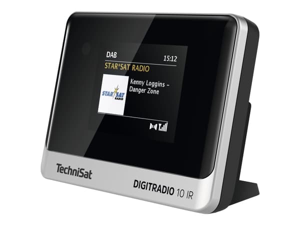 TechniSat DigitRadio 10 IR - Nettverkslydspiller / DAB-radiomottaker - svart/sølv