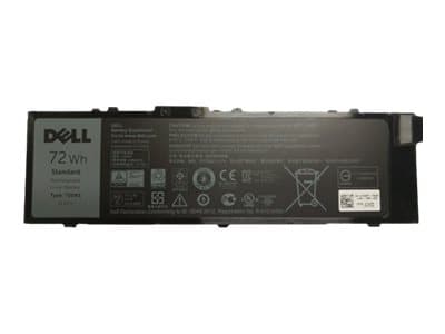 Dell Primary Battery - Batteri för bärbar dator - litiumjon - 6-cells - 72 Wh - för Precision 7510, 7710