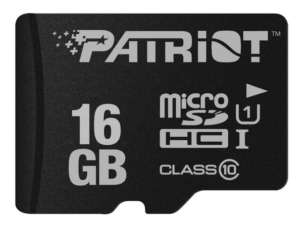 Patriot LX Series - Flash-minneskort - 16 GB - UHS-I U1 / Class10 - microSDHC UHS-I