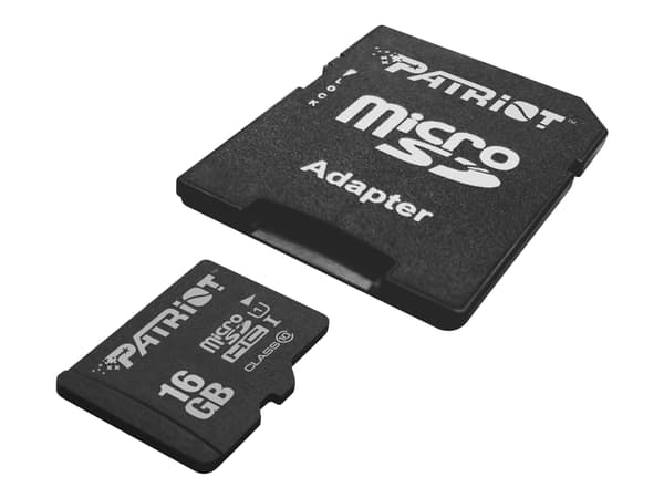 Patriot LX Series - Flashminnekort - 16 GB - UHS-I U1 / Class10 - microSDHC UHS-I