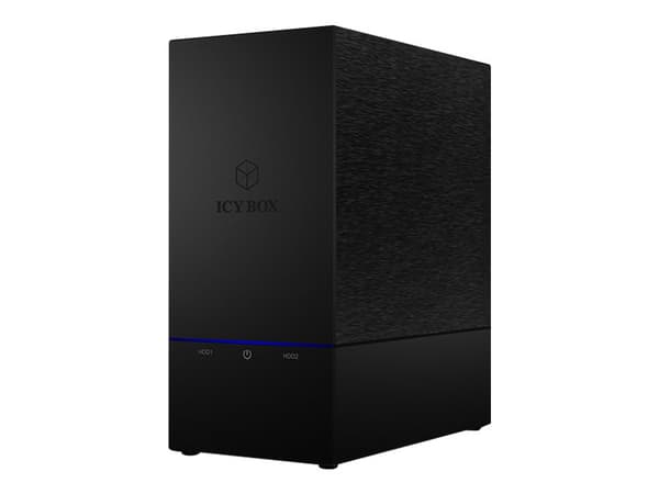 ICY BOX IB-RD3621U3 - Harddiskarray - 2 brønner (SATA-600) - USB 3.0 (ekstern)