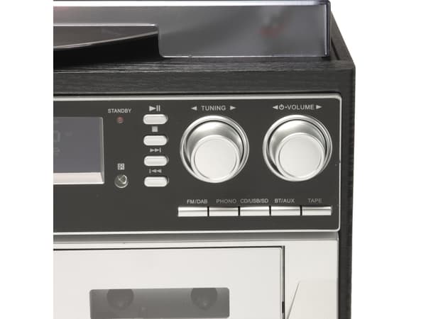 Denver MRD-166, 6,9 kg, Musta, Harmaa, Henkilökohtainen cd-soitin