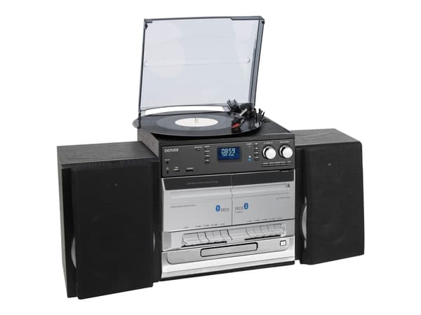 Denver MRD-166, 6,9 kg, Musta, Harmaa, Henkilökohtainen cd-soitin