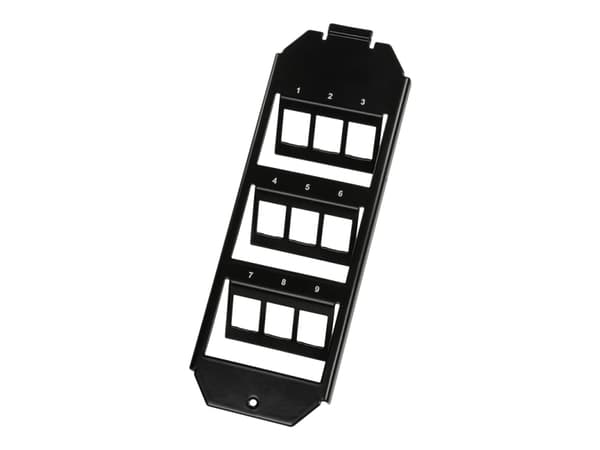 LogiLink NK4061, Svart, SPCC, Vanlig, Varje varumärke, Glansigt, Keystone-modul