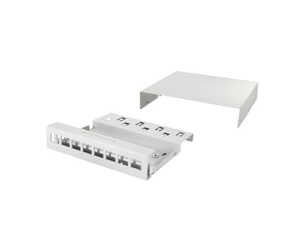 LogiLink Keystone Consolidation Point -kotelo 8-porttinen,harmaa