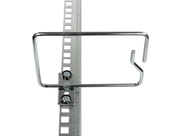 LogiLink OR111N, Kabelring, Rostfritt stål, Stål, 1U, 48,3 cm (19"), 140 mm