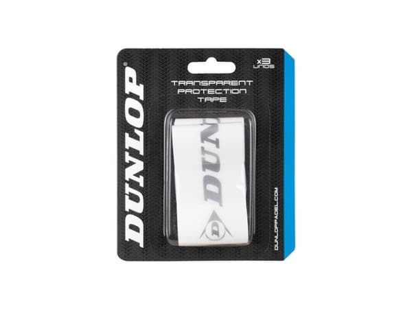 Padel racket protective tape DUNLOP 3 pcs, transparent