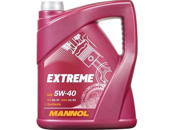 Mannol Oil Extreme 5W/40 synteettinen moottoriöljy 5 L