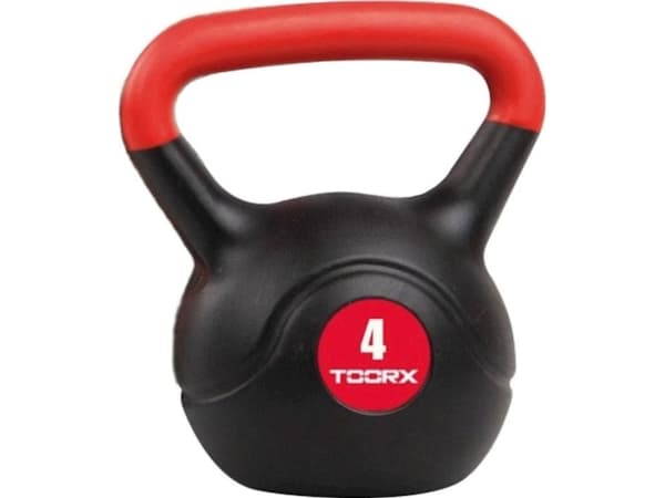 Toorx KRP-4, Standard vektkule, Sort, Rød, 4 kg