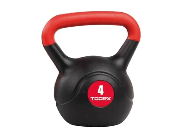 Toorx KRP-4, Standard vektkule, Sort, Rød, 4 kg