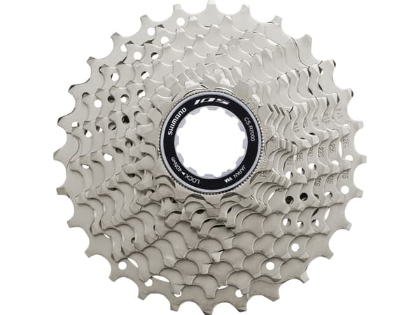 Shimano CS-R7000, Kassett, Bysykkel, Stål, Rustfritt stål, 304 g