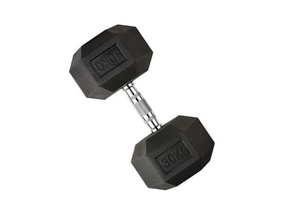 SKO Toorx Hex rubber dumbbell 30kg