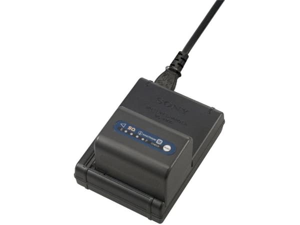 Sony BC-VM10 - Batteriladdare/strömadapter - för NP-FM500, FM55; NPF-M55; a SLT-A57, SLT-A58, SLT-A65, SLT-A77