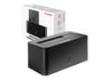 Miniatyrbilde 1 av 4: AXAGON ADSA-SN USB3.0 - 1x SATA 6G HDD-dokkingstasjon, svart *USBAM *MICROBM *SATAF