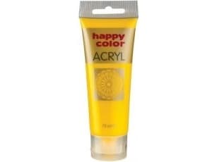 Happy Color Akrylmaling 75ml gul (7370 0075-1)