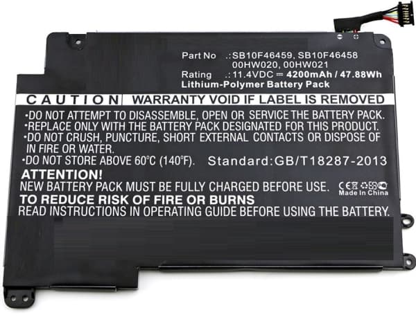 CoreParts - Batteri til bærbar PC - litiumpolymer - 4200 mAh - 47.9 Wh - svart - for Lenovo ThinkPad Yoga 460 20EL, 20EM