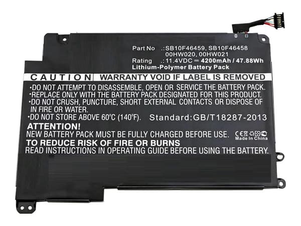 CoreParts - Batteri til bærbar PC - litiumpolymer - 4200 mAh - 47.9 Wh - svart - for Lenovo ThinkPad Yoga 460 20EL, 20EM