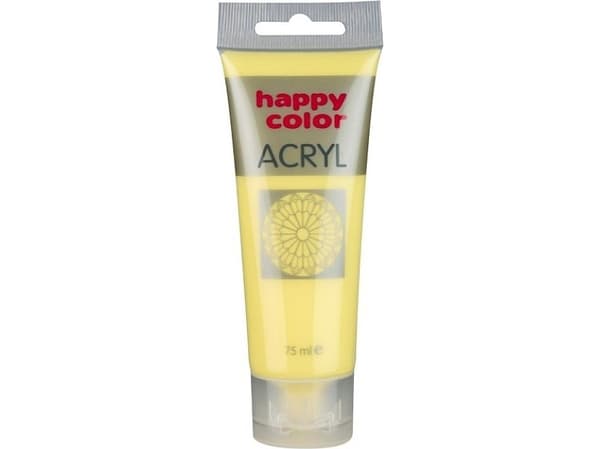 Happy Color akrylfärg 75 ml pastellgul (7370 0075-105)