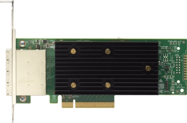 Lenovo ThinkSystem 430-8e - Kontrollerkort - 8 Kanal - SATA / SAS 12Gb/s - låg profil - PCIe 3.0 x8 - för ThinkSystem SR250; SR645; SR650 V2; SR665;