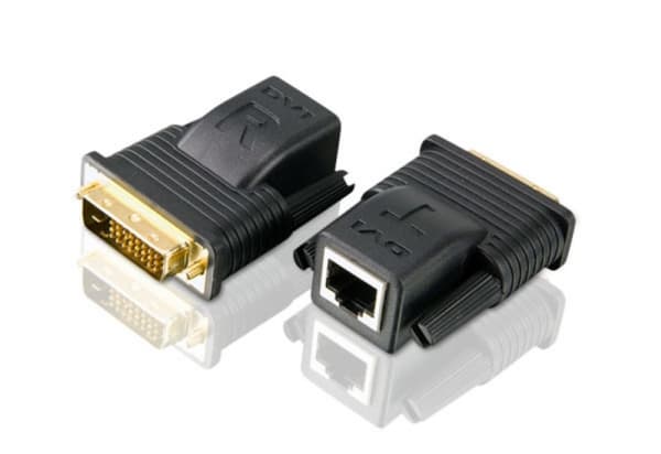 ATEN VE066 Local and Remote Units - Videoforlenger - 24+5 pins kombinert DVI / 24+5 pins kombinert DVI - opp til 20 m