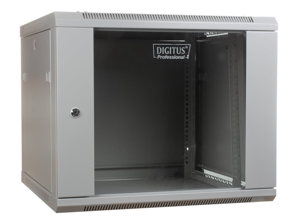 DIGITUS Professional DN-WU19 09U/450 - Skåp - väggmonterbart - grått, RAL 7035 - 9U - 19"