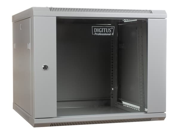 DIGITUS Professional DN-WU19 09U/450 - Skap - veggmonterbar - grå, RAL 7035 - 9U - 19"