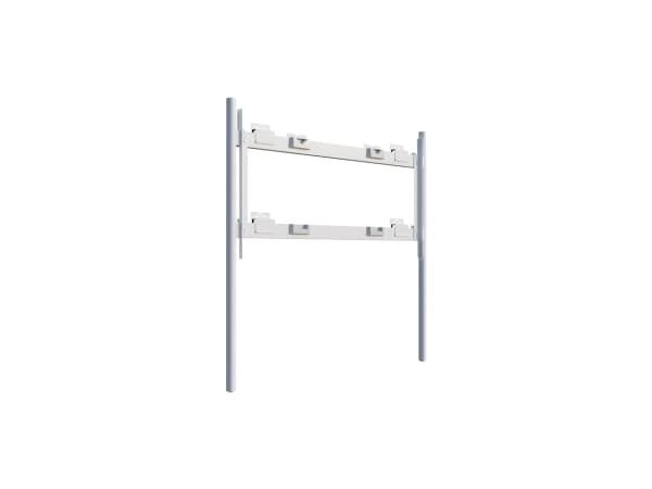 Steelcase Roam Collection - Kiinnike - interaktiiviselle valkotaululle - arktinen valkoinen, Microsoftin harmaa - näytön koko: 85" - seinäkiinnitettä