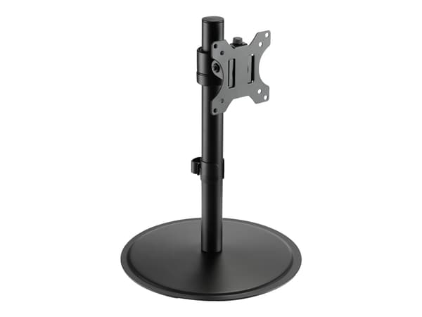 TECHly - Stativ - for Skjerm - plastikk, aluminium, stål - svart - skjermstørrelse: 17"-32" - skrivebord