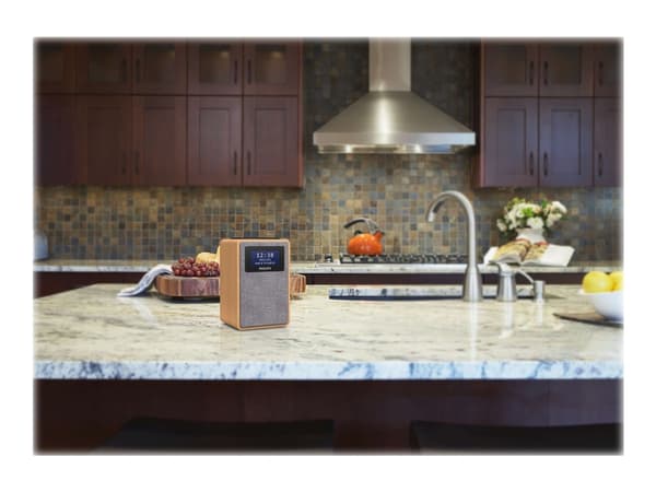 Philips TAR5005 - Kelloradio - 1 wattia - vaalea puu