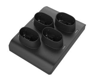 Zebra 4-Slot Battery Cradle Adapter Cup - Batterilader - midnatts sort - for P/N: BTRY-CS60EAB0E-04, BTRY-CS60EABHE-0B