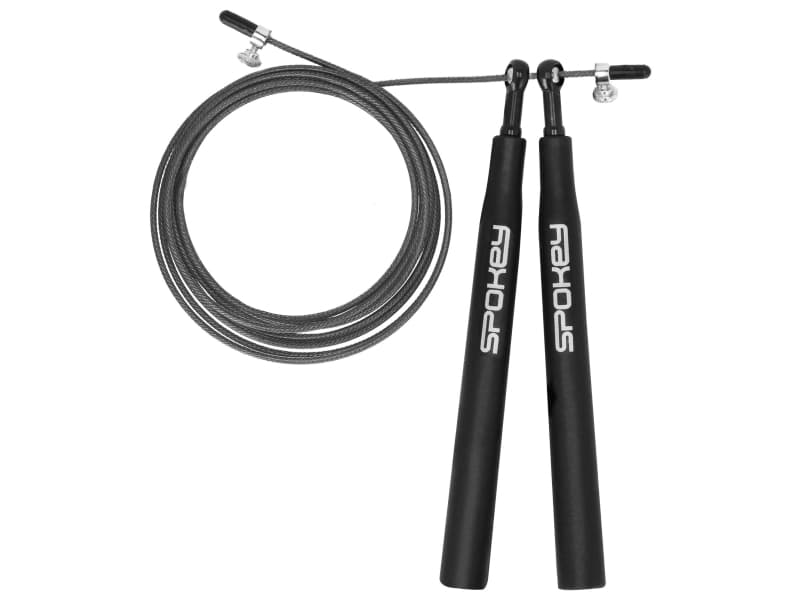 Spokey Steel skipping rope Crossfit Mid silver
