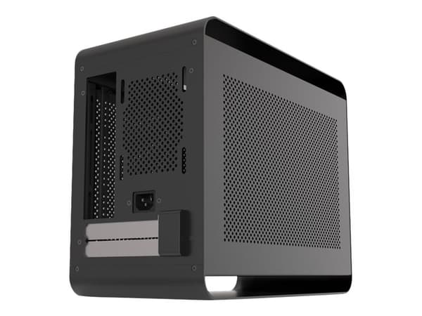 Streacom DA2 V2 - Tower - mini-ITX - ingen strømforsyning (ATX / SFX / SFX-L) - svart - USB